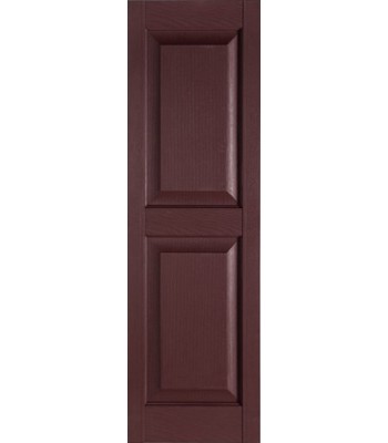 Premier One-piece Raised Panel 15" Economy Shutters