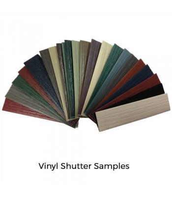 Vinyl Shutter Color Samples