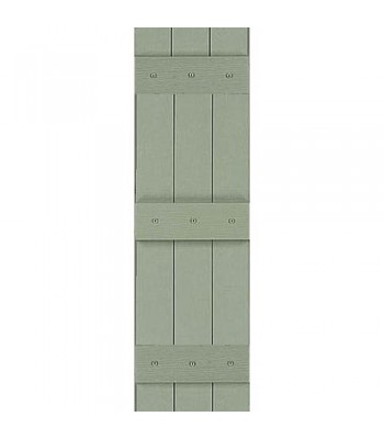 Closed Board & Batten Vinyl Shutters