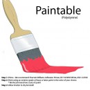 Paintable